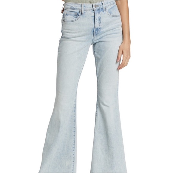 NWT Veronica Beard Sheridan High-Rise Stretch Bell-Bottom Flare Jeans - Picture 9 of 15